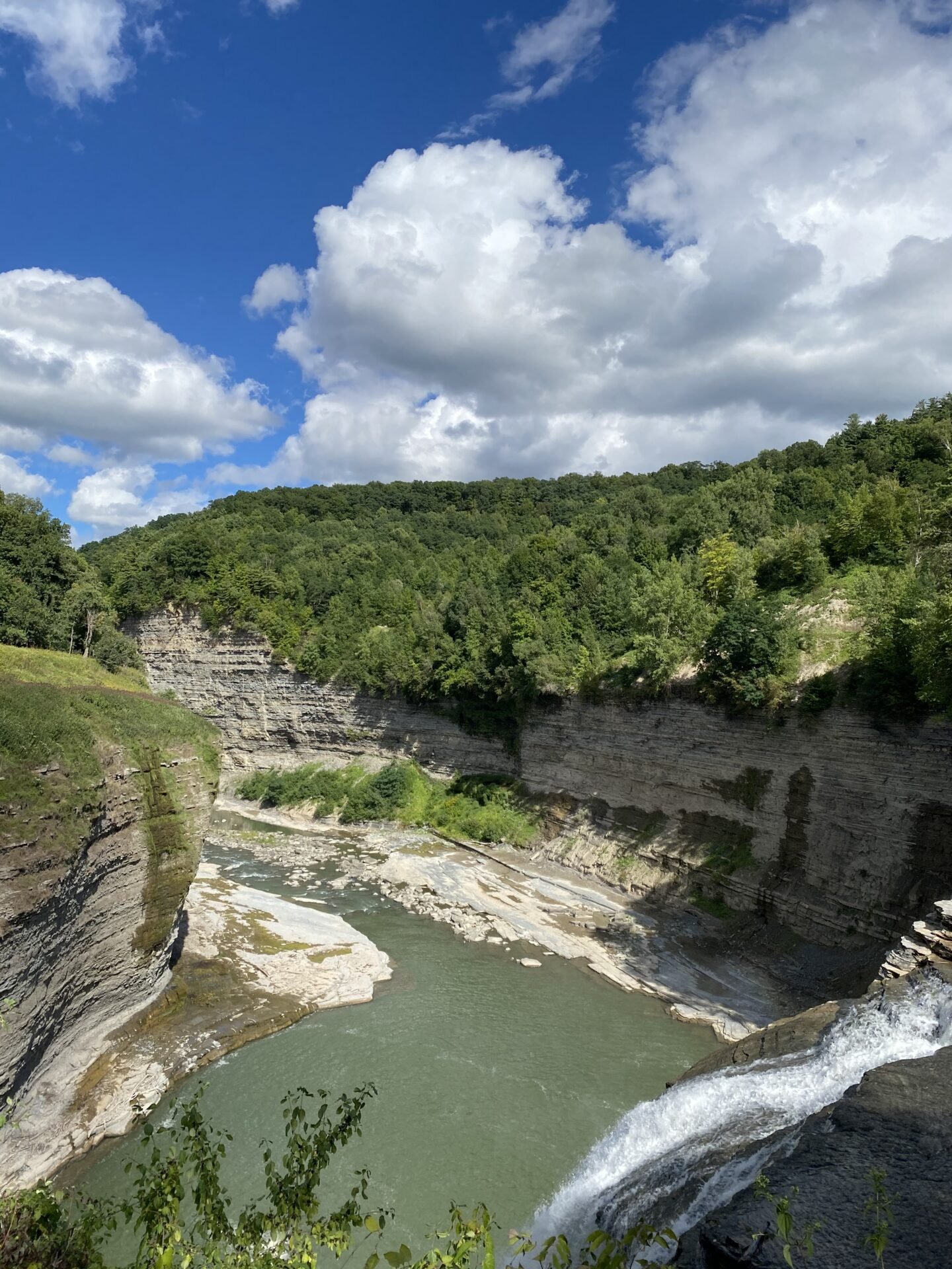 Letchworth Falls in Letchworth State Park